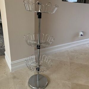 Lavish Home Silver 3- tier tower 18 shoe rack